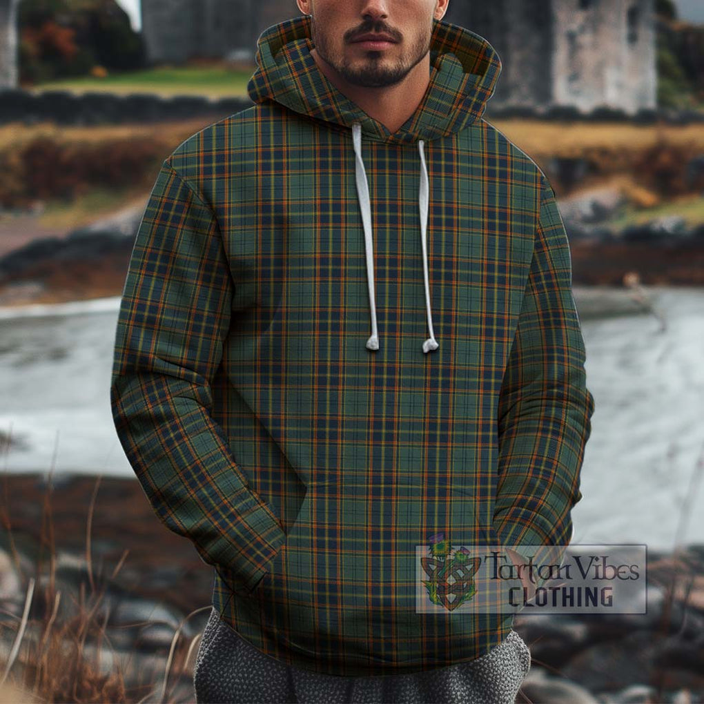 Antrim County Ireland Tartan Cotton Hoodie Pullover Hoodie XS - Tartan Vibes Clothing