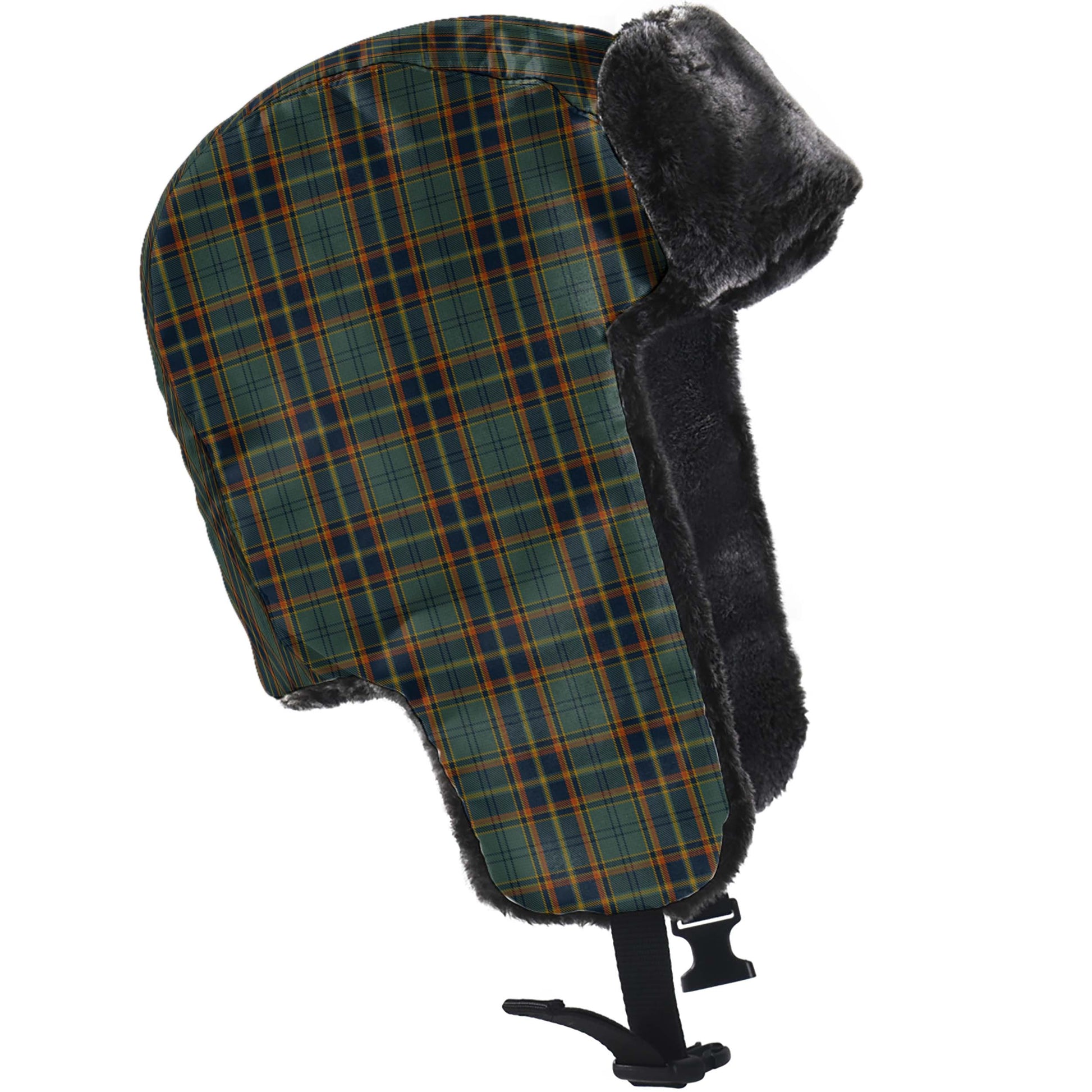 Antrim County Ireland Tartan Winter Trapper Hat - Tartanvibesclothing