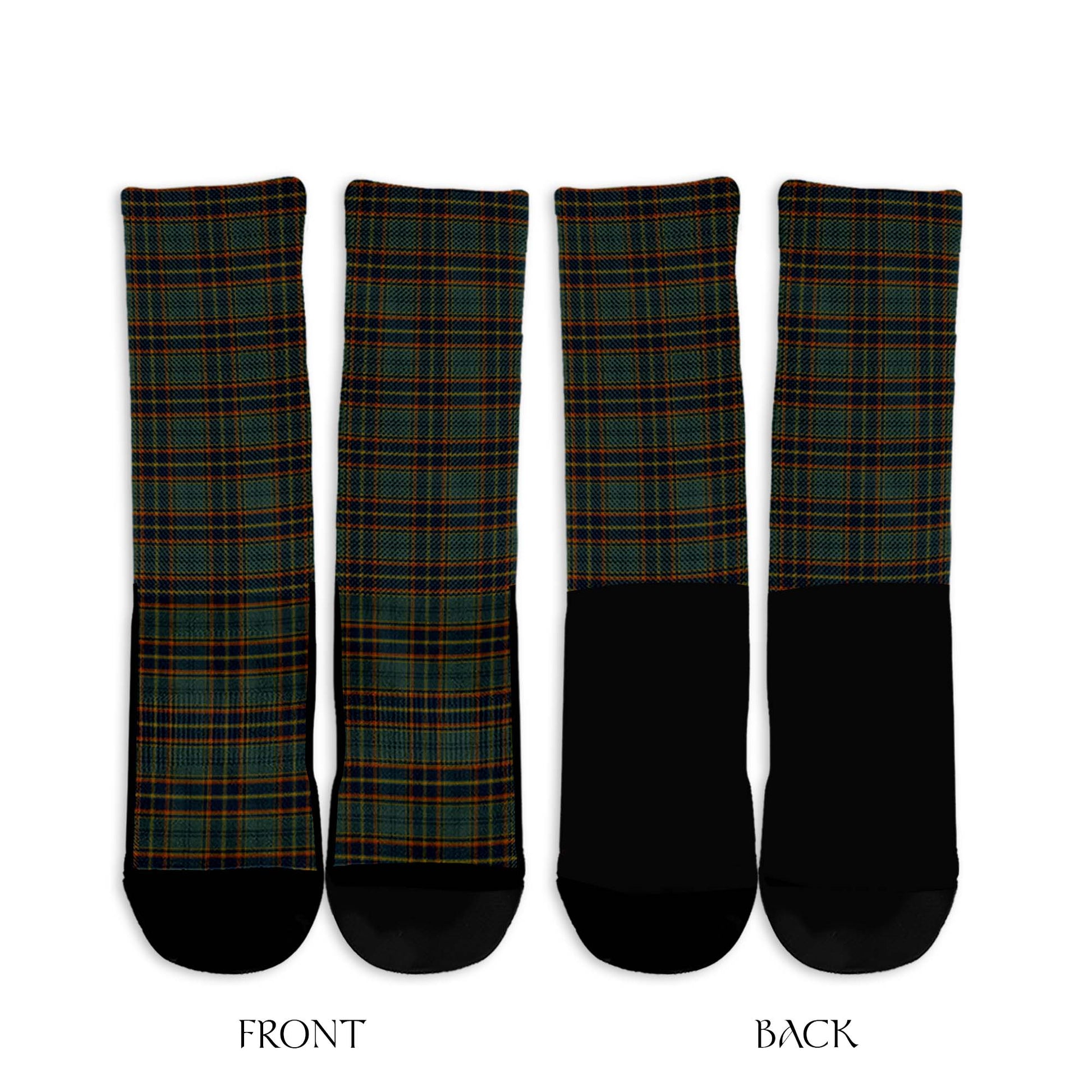 Antrim County Ireland Tartan Crew Socks - Tartanvibesclothing