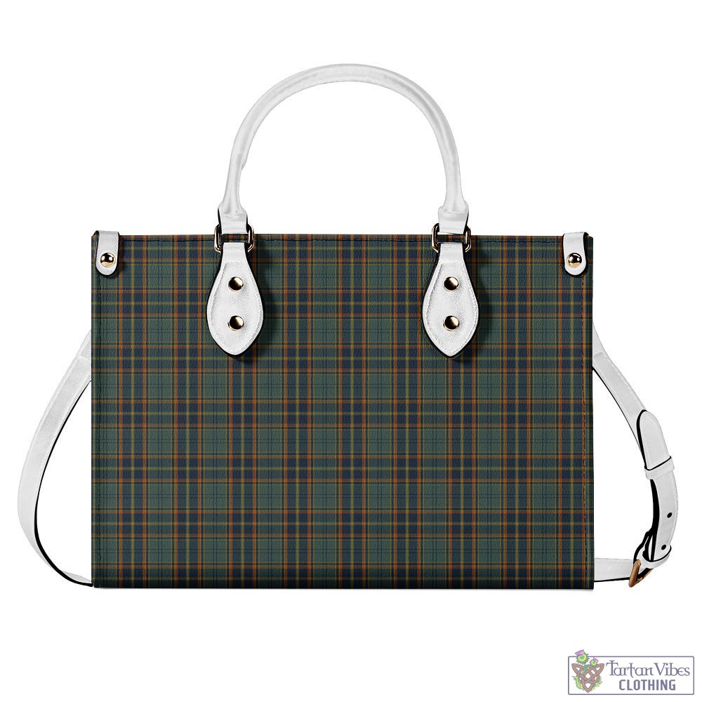 Tartan Vibes Clothing Antrim County Ireland Tartan Luxury Leather Handbags