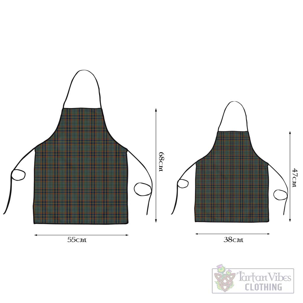 Antrim County Ireland Tartan Apron Black L 55x68 cm - Tartan Vibes Clothing