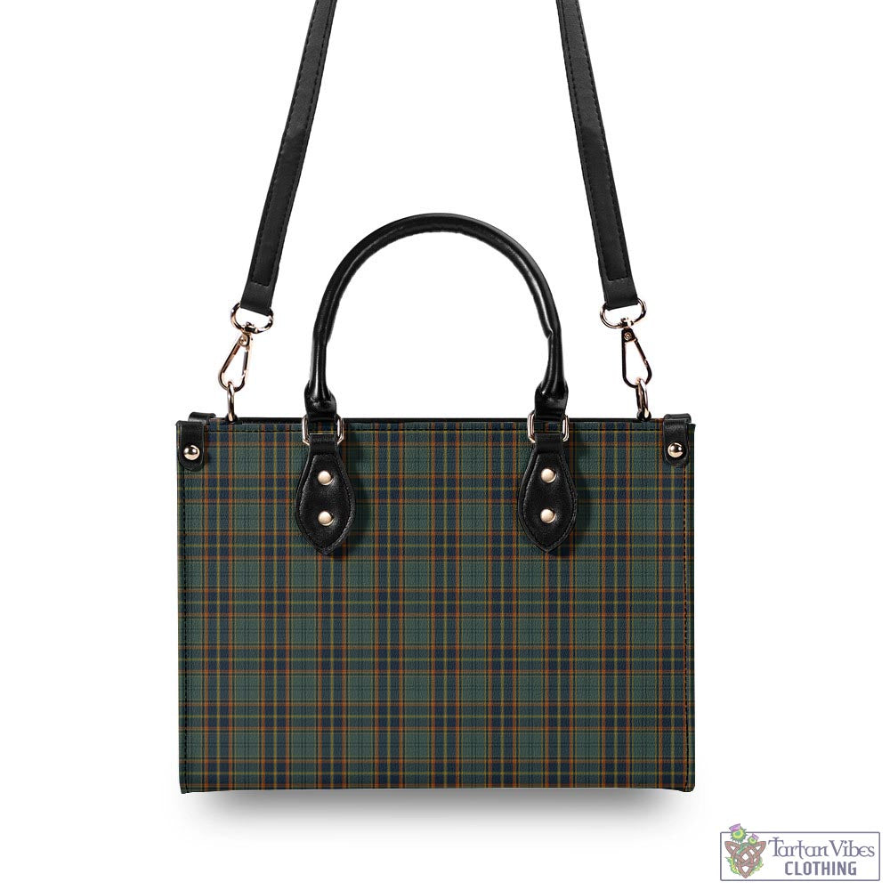 Tartan Vibes Clothing Antrim County Ireland Tartan Luxury Leather Handbags