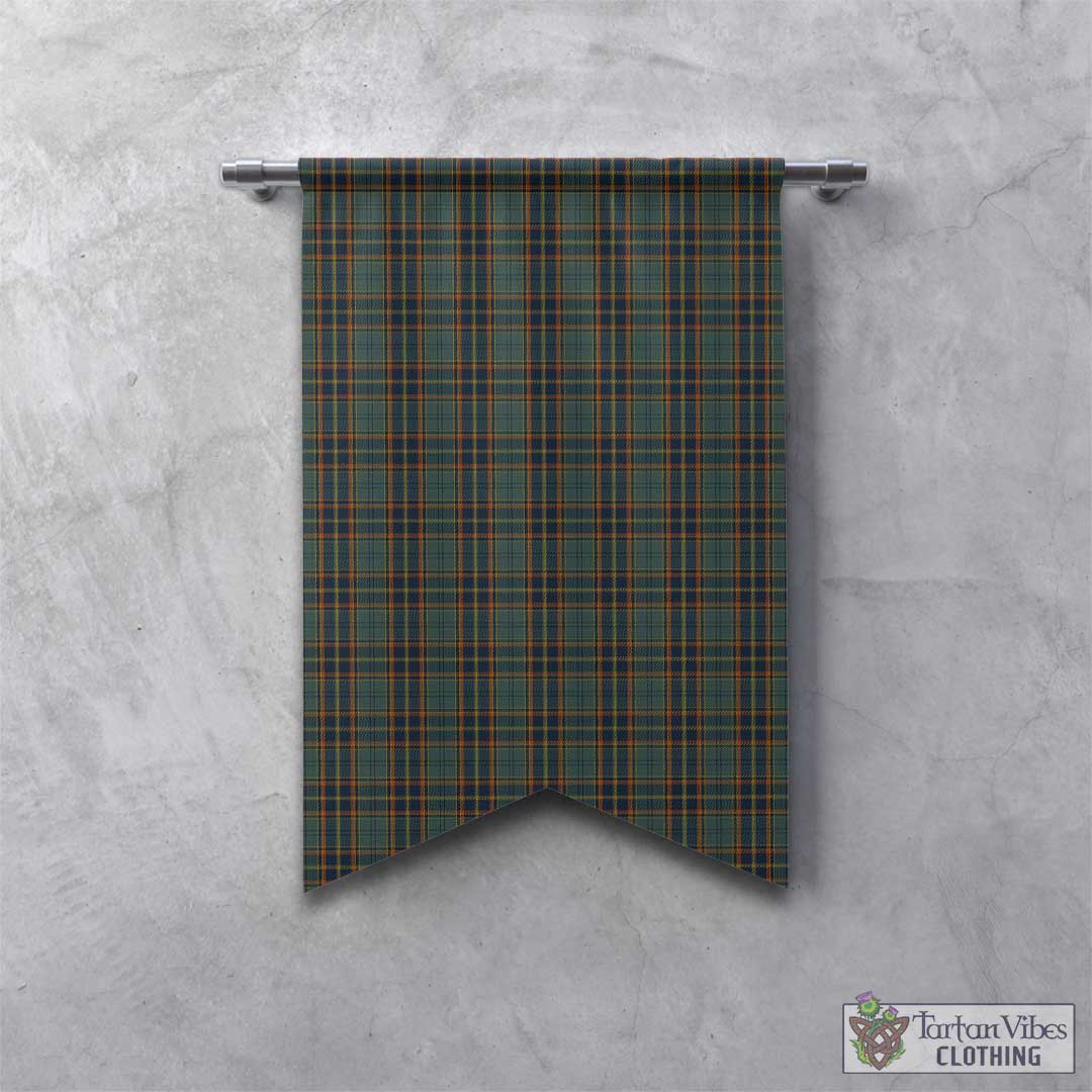 Tartan Vibes Clothing Antrim County Ireland Tartan Gonfalon, Tartan Banner