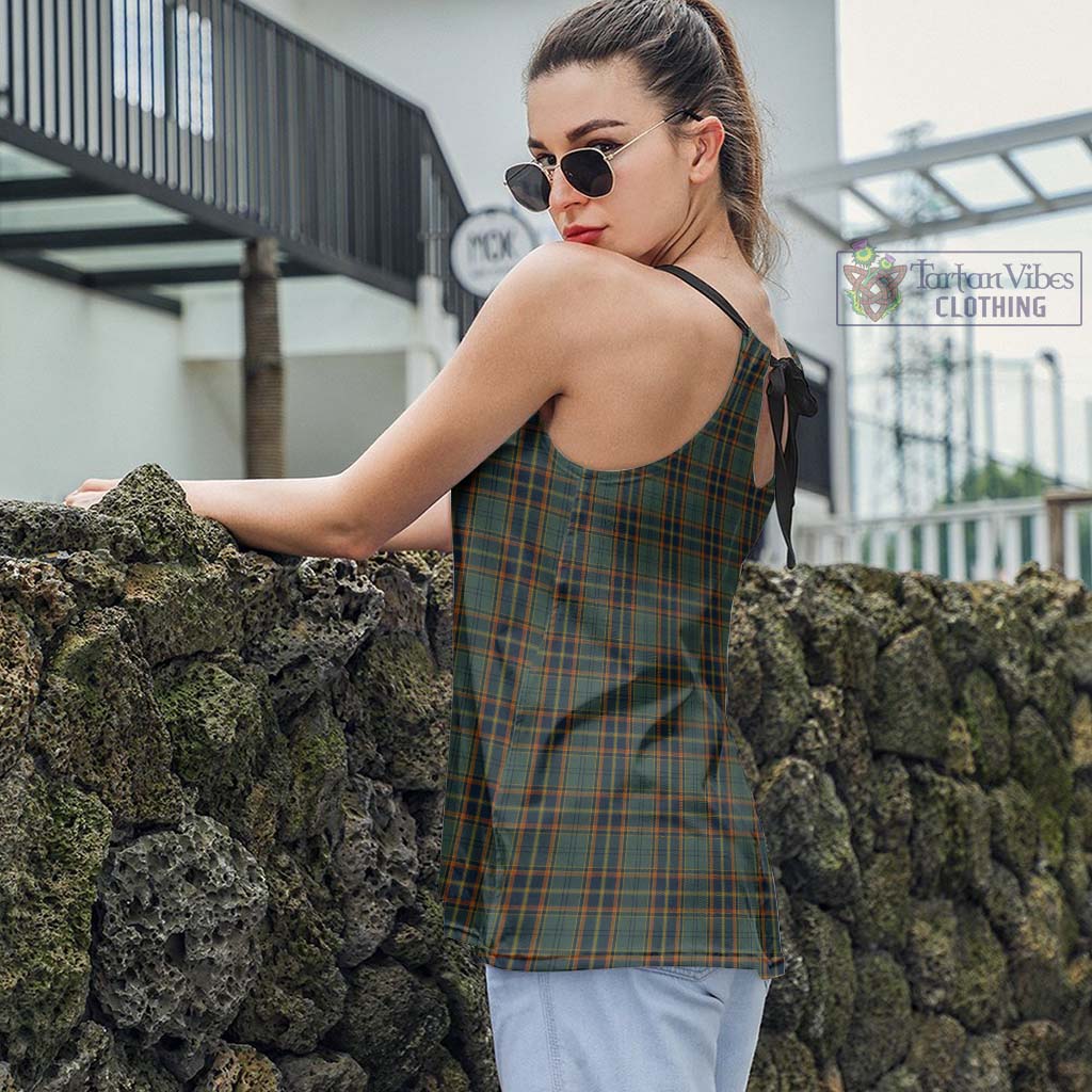 Tartan Vibes Clothing Antrim County Ireland Tartan Loose Halter Neck Camisole