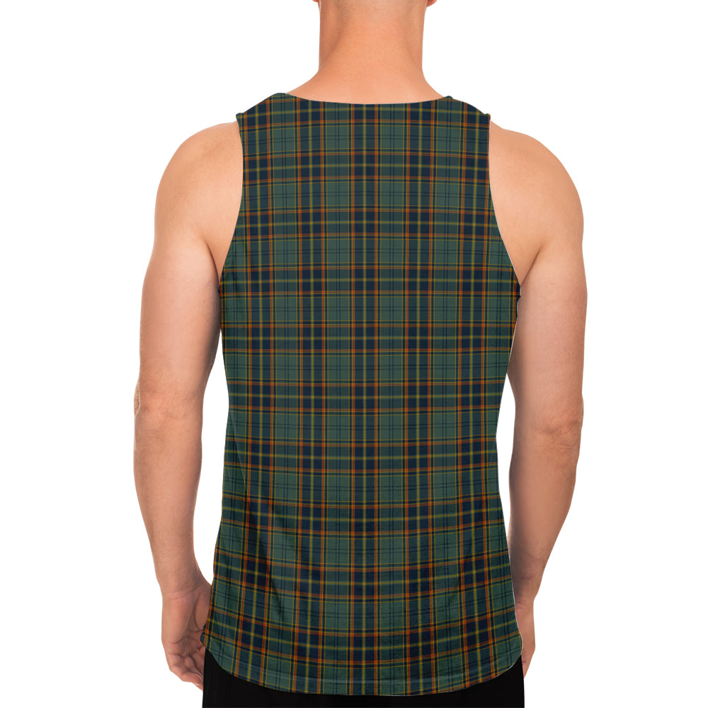 Antrim County Ireland Tartan Mens Tank Top - Tartanvibesclothing