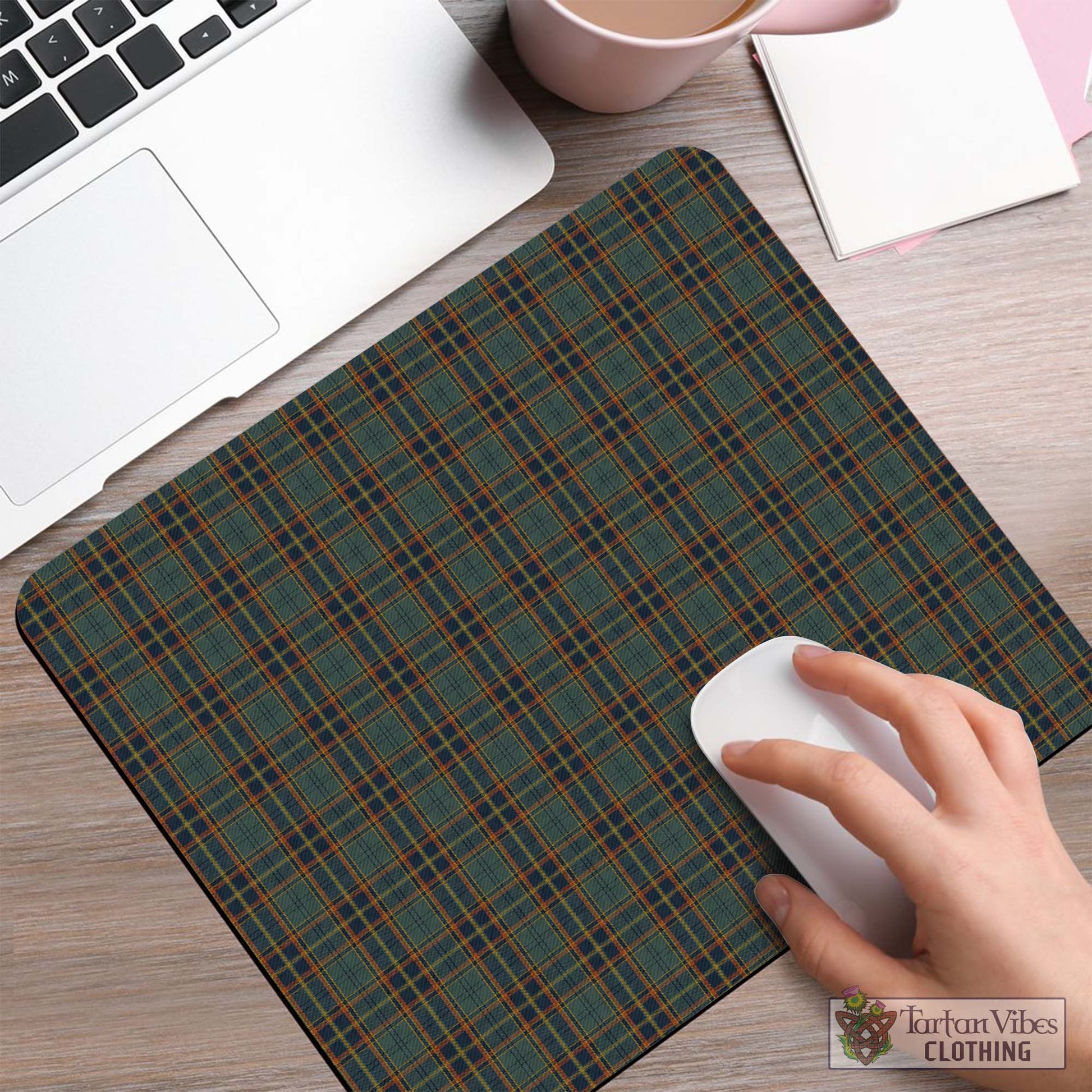 Tartan Vibes Clothing Antrim County Ireland Tartan Mouse Pad