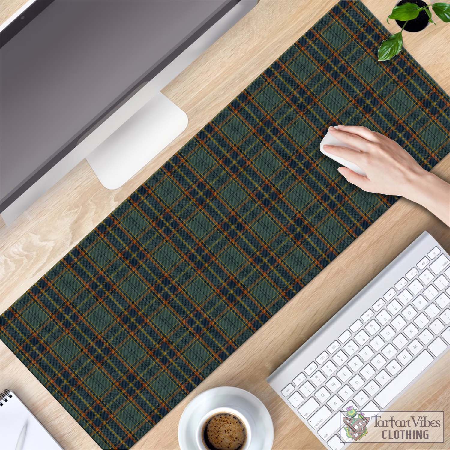 Tartan Vibes Clothing Antrim County Ireland Tartan Mouse Pad