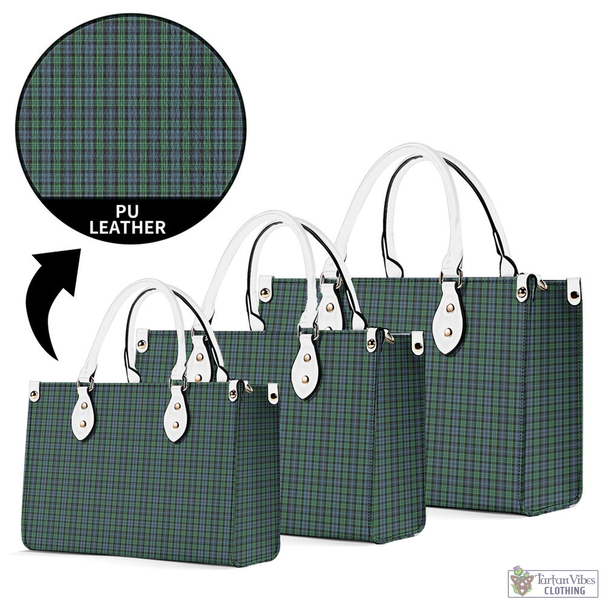 Tartan Vibes Clothing Arbuthnot Tartan Luxury Leather Handbags