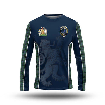 Arbuthnot Tartan Long Sleeve T-Shirt with Family Crest and Lion Rampant Vibes Sport Style