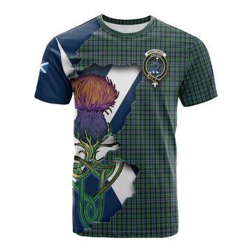 Arbuthnot Tartan Family Crest Cotton T-shirt Scottish Thistle Celtic Inspired Kid's Shirt - Tartan Vibes Clothing