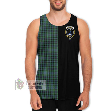 Arbuthnot Tartan Men's Tank Top with Family Crest and Half Of Me Style