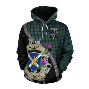 Arbuthnot Tartan Family Crest Cotton Hoodie Lion Rampant Royal Thistle Shield Celtic Inspired Pullover Hoodie XS - Tartan Vibes Clothing