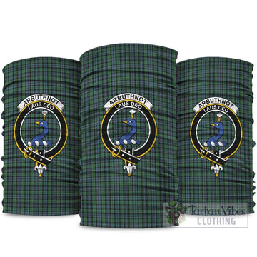 Arbuthnot Tartan Neck Gaiters, Tartan Bandanas, Tartan Head Band with Family Crest