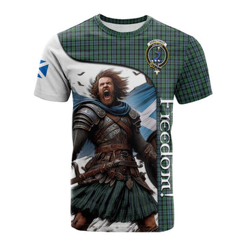 Arbuthnot Crest Tartan Cotton T-shirt Inspired by the Freedom of Scottish Warrior