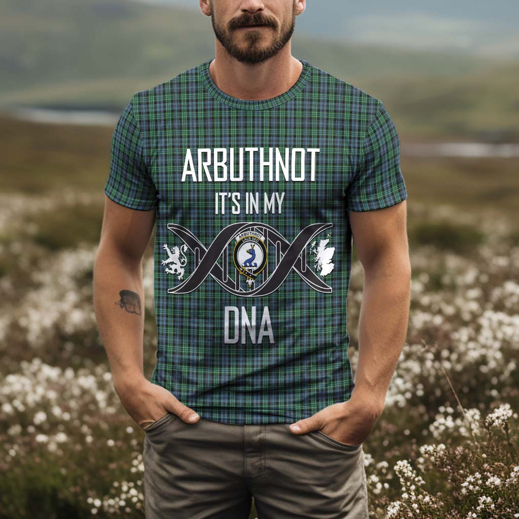 Arbuthnot Tartan T-Shirt with Family Crest DNA In Me Style Kid's Shirt - Tartan Vibes Clothing