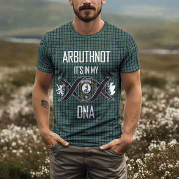 Arbuthnot Tartan T-Shirt with Family Crest DNA In Me Style