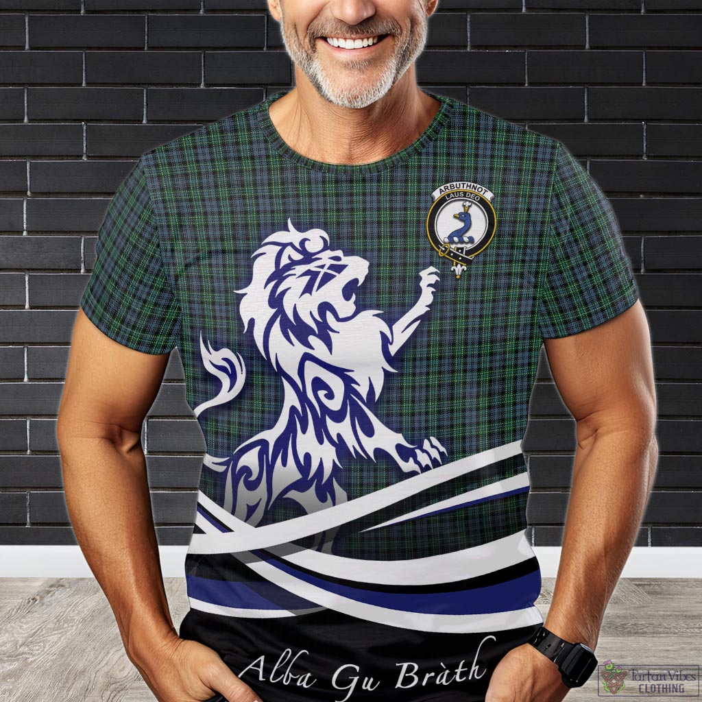 arbuthnot-tartan-t-shirt-with-alba-gu-brath-regal-lion-emblem