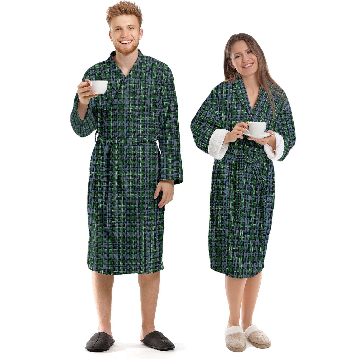 Arbuthnot Tartan Bathrobe Unisex S - Tartan Vibes Clothing