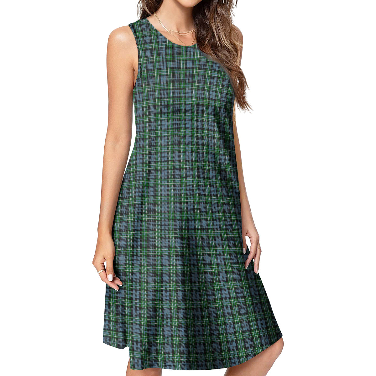 Arbuthnot Tartan Womens Casual Dresses - Tartanvibesclothing