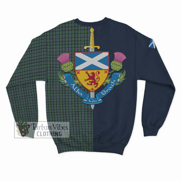 Arbuthnot Tartan Sweatshirt Alba with Scottish Lion Royal Arm Half Style