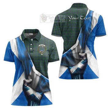 Arbuthnot Tartan Women's Polo Shirt with Family Crest Scotland Patriotic Style