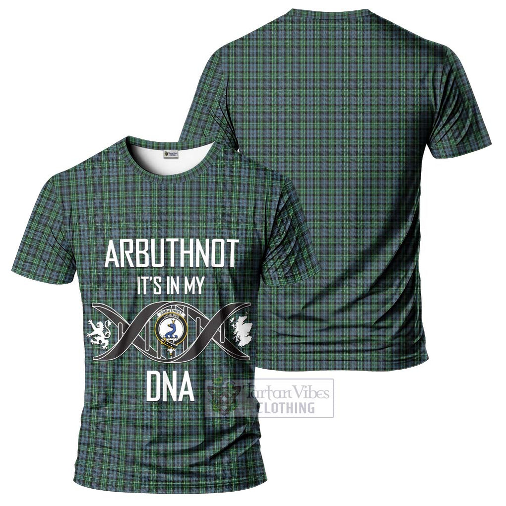 Arbuthnot Tartan T-Shirt with Family Crest DNA In Me Style - Tartan Vibes Clothing