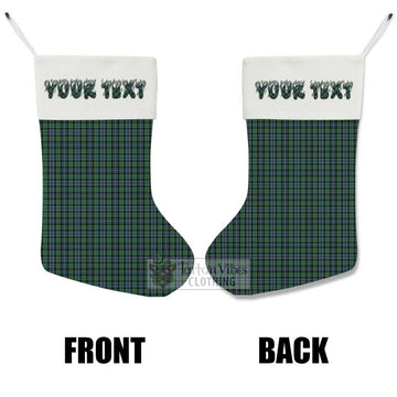 Arbuthnot Tartan Christmas Stocking with Personalized Text