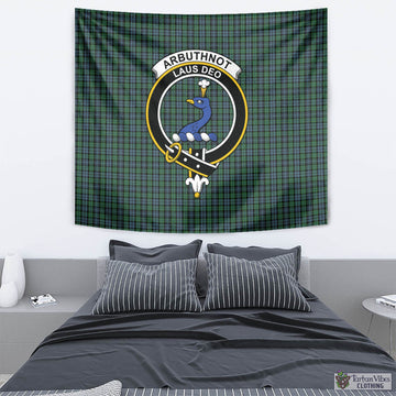 Arbuthnot Tartan Tapestry Wall Hanging and Home Decor for Room with Family Crest