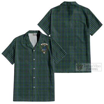 Arbuthnot Tartan Cotton Hawaiian Shirt with Family Crest