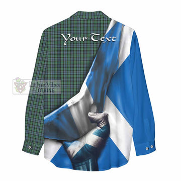 Arbuthnot Tartan Women's Casual Shirt with Family Crest Scotland Patriotic Style