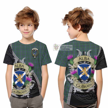 Arbuthnot Tartan Family Crest Kid T-Shirt Lion Rampant Royal Thistle Shield Celtic Inspired - Tartan Vibes Clothing