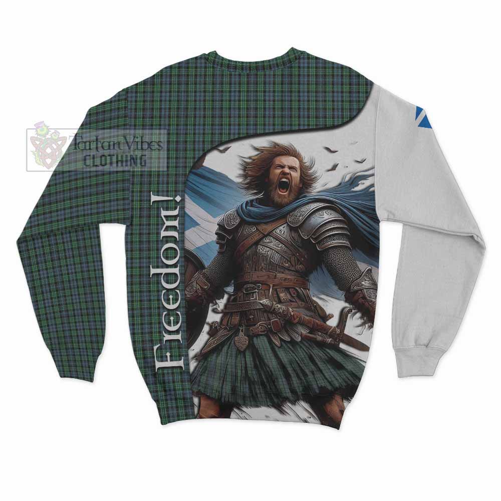 Arbuthnot Crest Tartan Sweatshirt Inspired by the Freedom of Scottish Warrior - Tartan Vibes Clothing