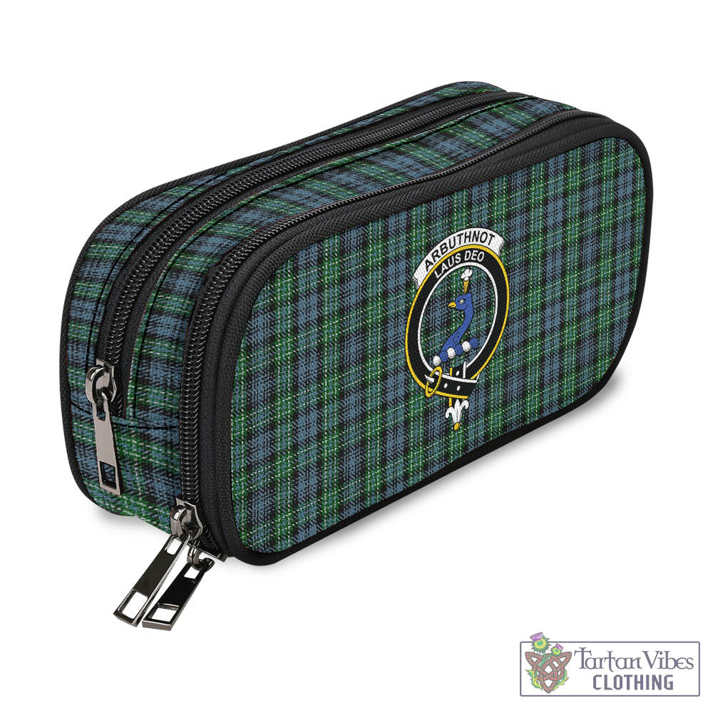 Tartan Vibes Clothing Arbuthnot Tartan Pen and Pencil Case with Family Crest