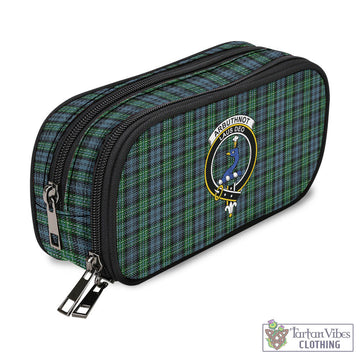 Arbuthnot Tartan Pen and Pencil Case with Family Crest