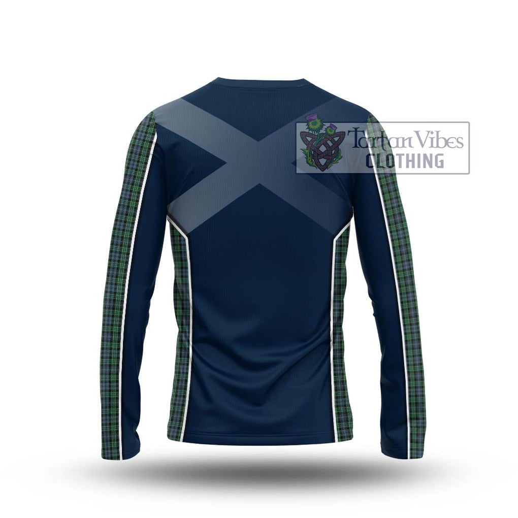 Arbuthnot Tartan Long Sleeve T-Shirt with Family Crest and Lion Rampant Vibes Sport Style - Tartan Vibes Clothing