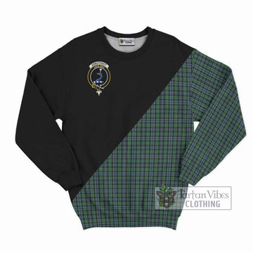 Arbuthnot Tartan Sweatshirt with Family Crest and Military Logo Style