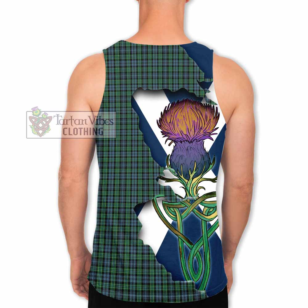 Arbuthnot Tartan Family Crest Men's Tank Top Scottish Thistle Celtic Inspired - Tartan Vibes Clothing
