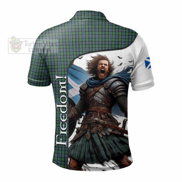 Arbuthnot Crest Tartan Polo Shirt Inspired by the Freedom of Scottish Warrior