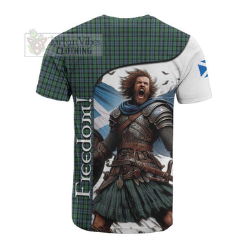 Arbuthnot Crest Tartan Cotton T-shirt Inspired by the Freedom of Scottish Warrior