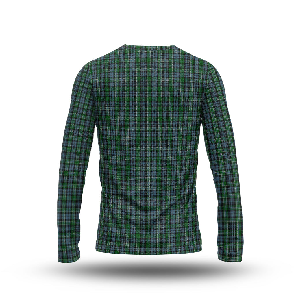 Arbuthnot Tartan Long Sleeve T-Shirt with Family Crest - Tartanvibesclothing