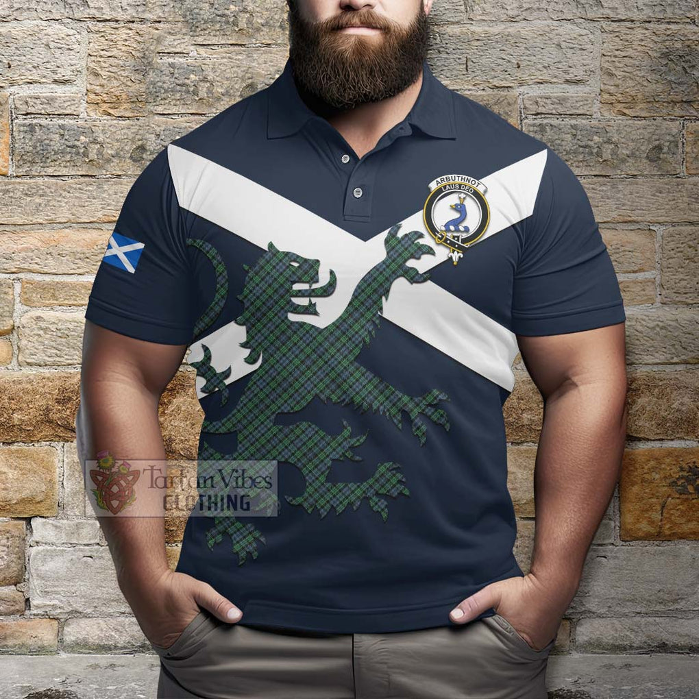 Tartan Vibes Clothing Arbuthnot Tartan Lion Rampant Polo Shirt – Proudly Display Your Heritage with Alba Gu Brath and Clan Name