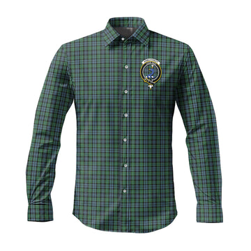 Arbuthnot Tartan Long Sleeve Button Up Shirt with Family Crest