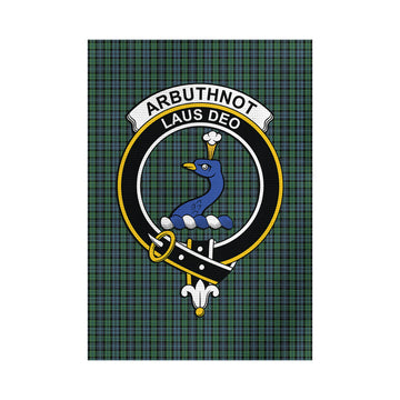 Arbuthnot Tartan Garden Flag with Family Crest - Tartan Vibes Clothing