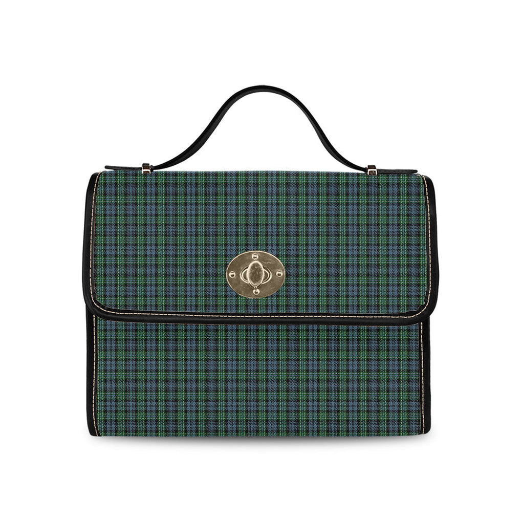 Arbuthnot Tartan Leather Strap Waterproof Canvas Bag - Tartanvibesclothing