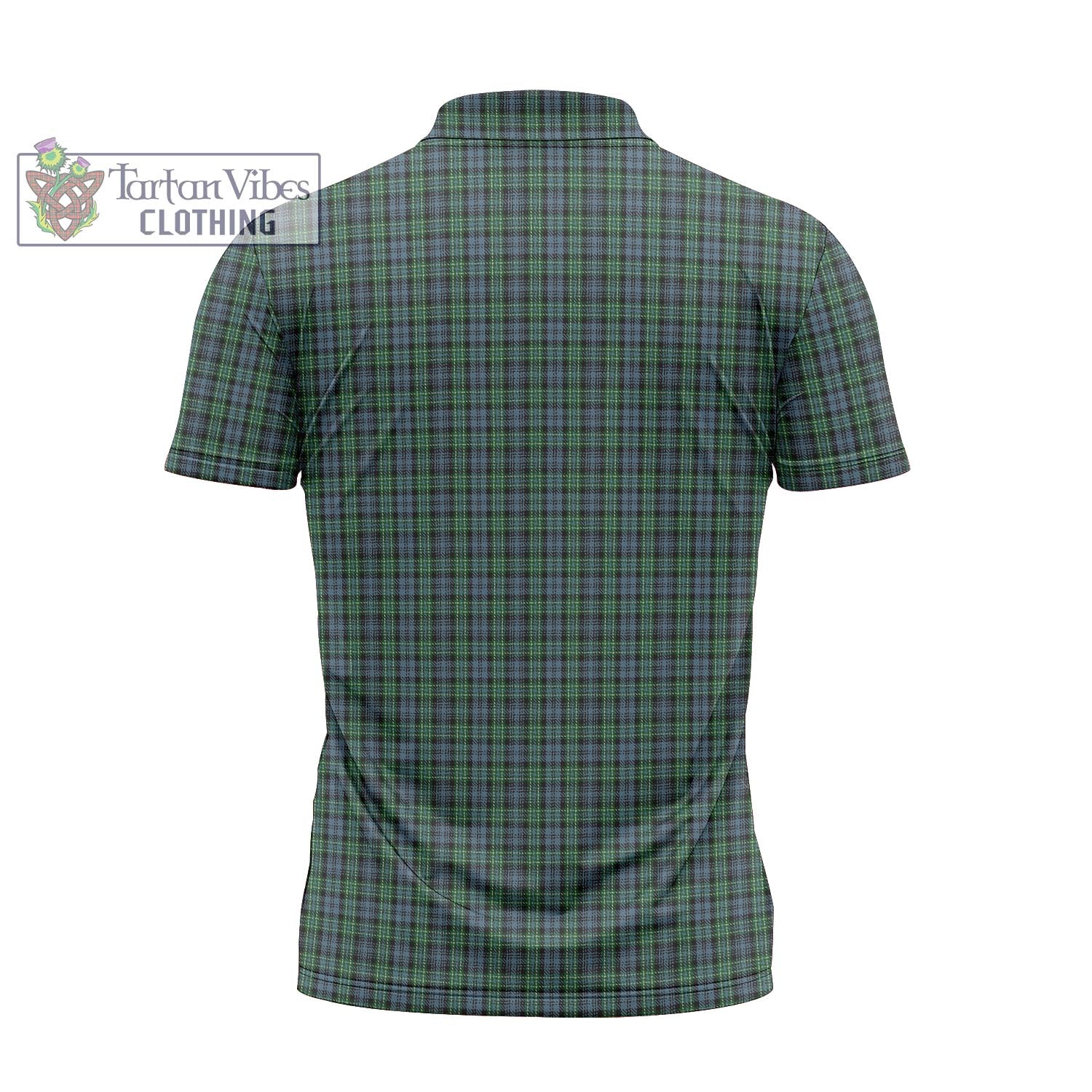 Tartan Vibes Clothing Arbuthnot Tartan Zipper Polo Shirt with Family Crest