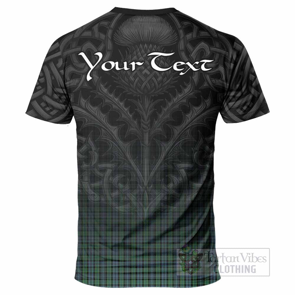 Tartan Vibes Clothing Arbuthnot Tartan T-Shirt with Family Crest Celtic Thistle Vibes