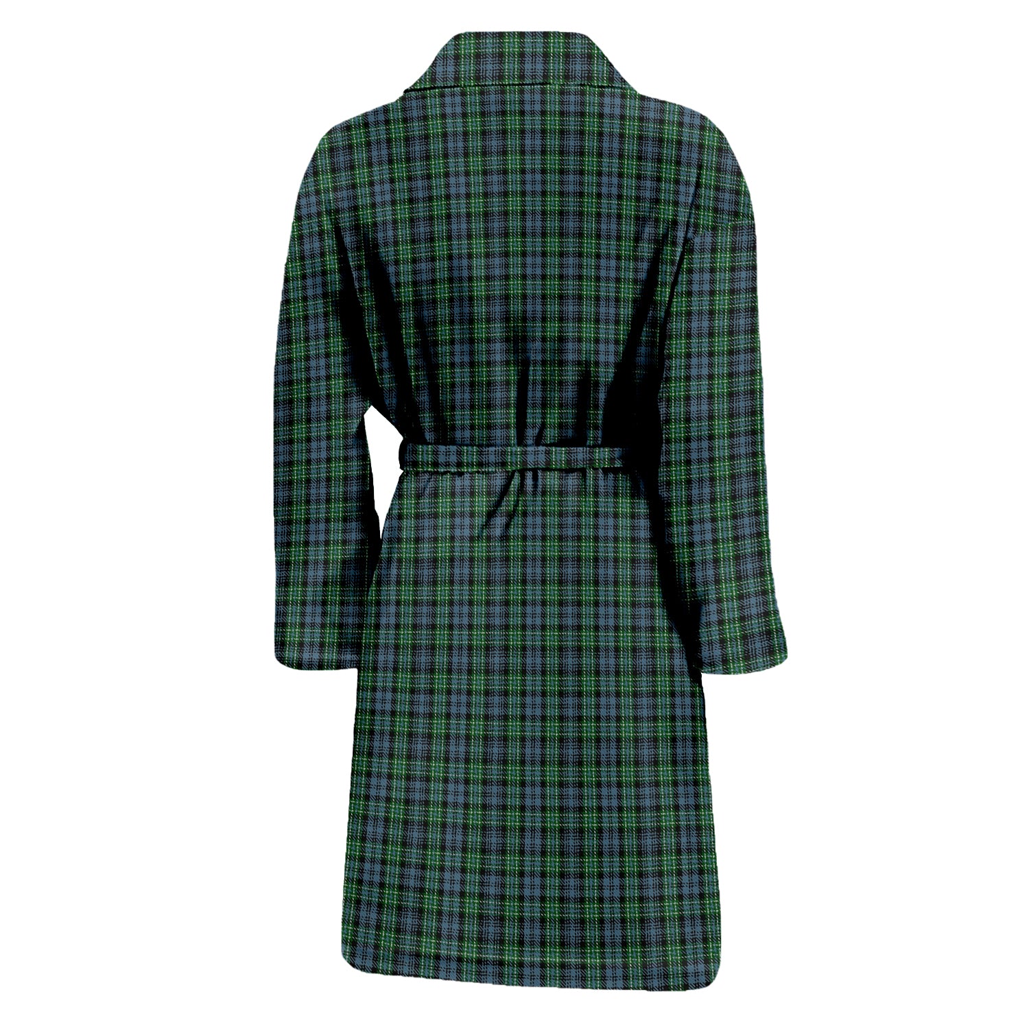 Arbuthnot Tartan Bathrobe with Family Crest - Tartan Vibes Clothing