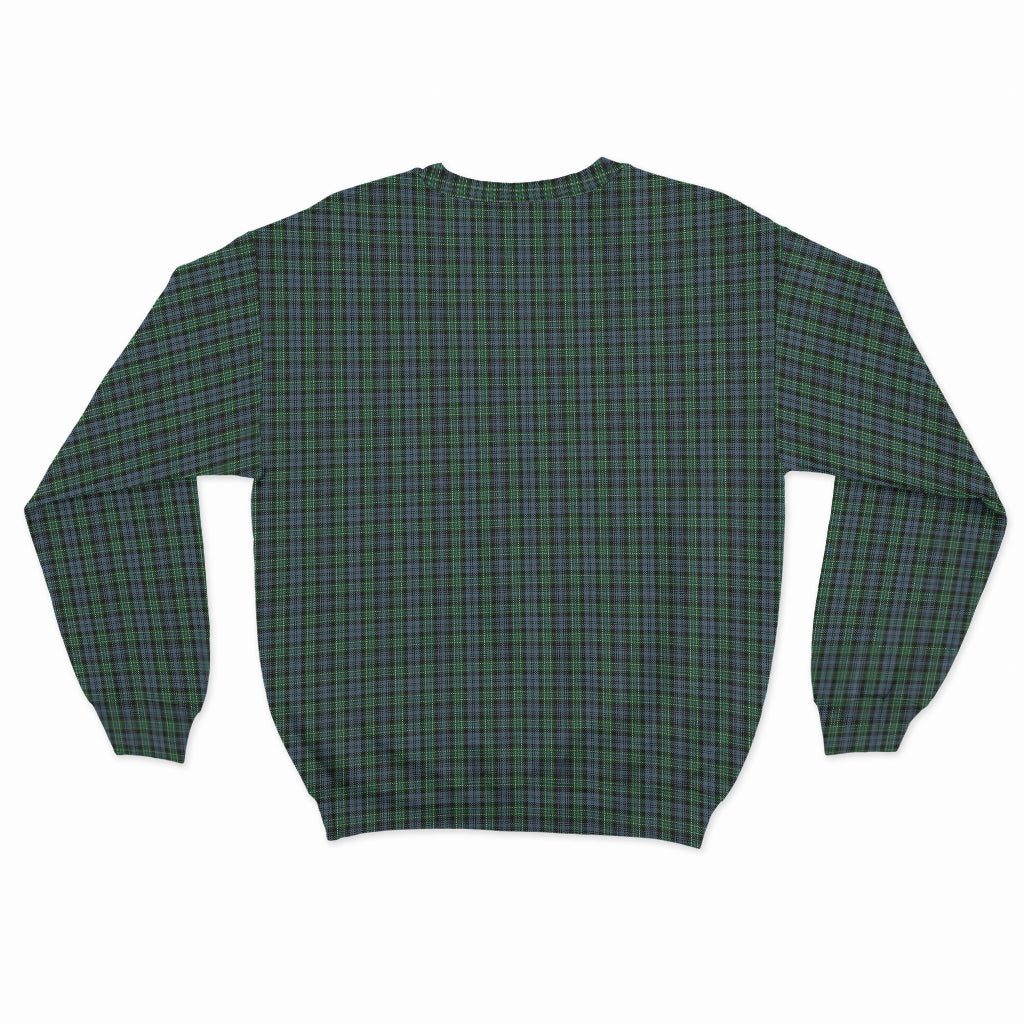 Arbuthnot Tartan Sweatshirt with Family Crest - Tartan Vibes Clothing