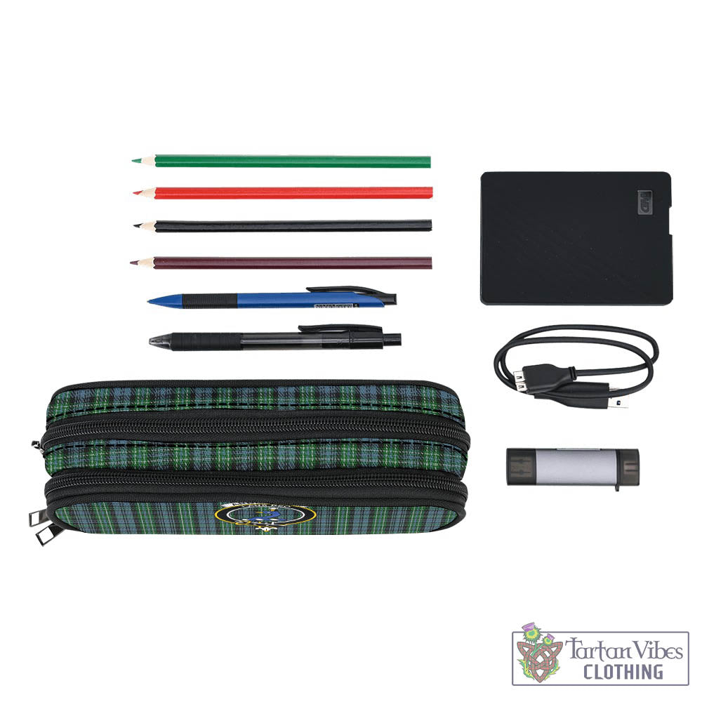 Tartan Vibes Clothing Arbuthnot Tartan Pen and Pencil Case with Family Crest