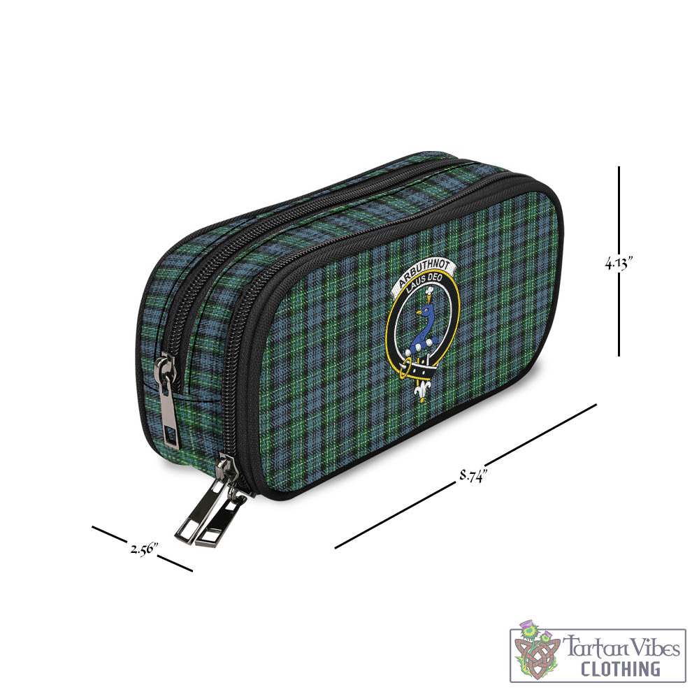 Tartan Vibes Clothing Arbuthnot Tartan Pen and Pencil Case with Family Crest